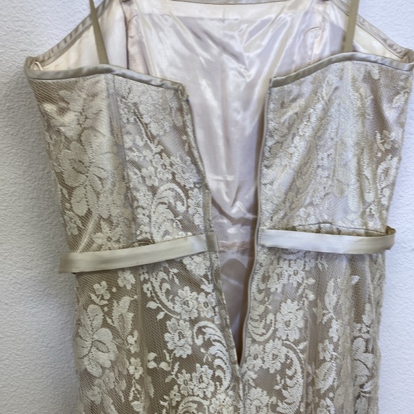 Jessica McClintock Vintage Lace Evening Gown Size 12 - Picture 10 of 13